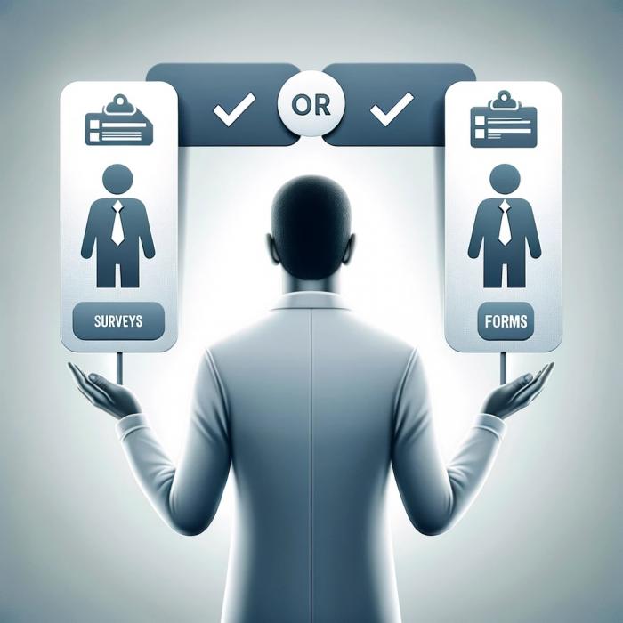 Wie man zwischen Umfragen und Formularen für Forschungszwecke wählt